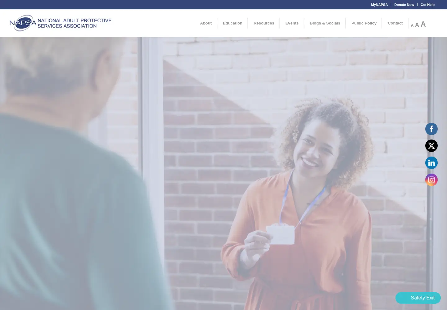 Screenshot of napsa-now.org