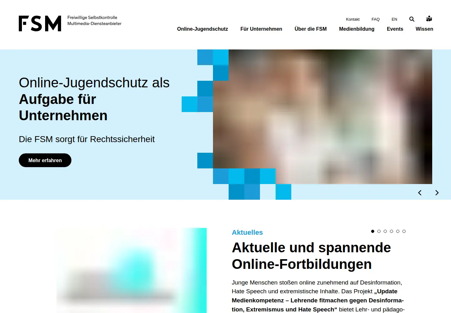 Screenshot of fsm.de