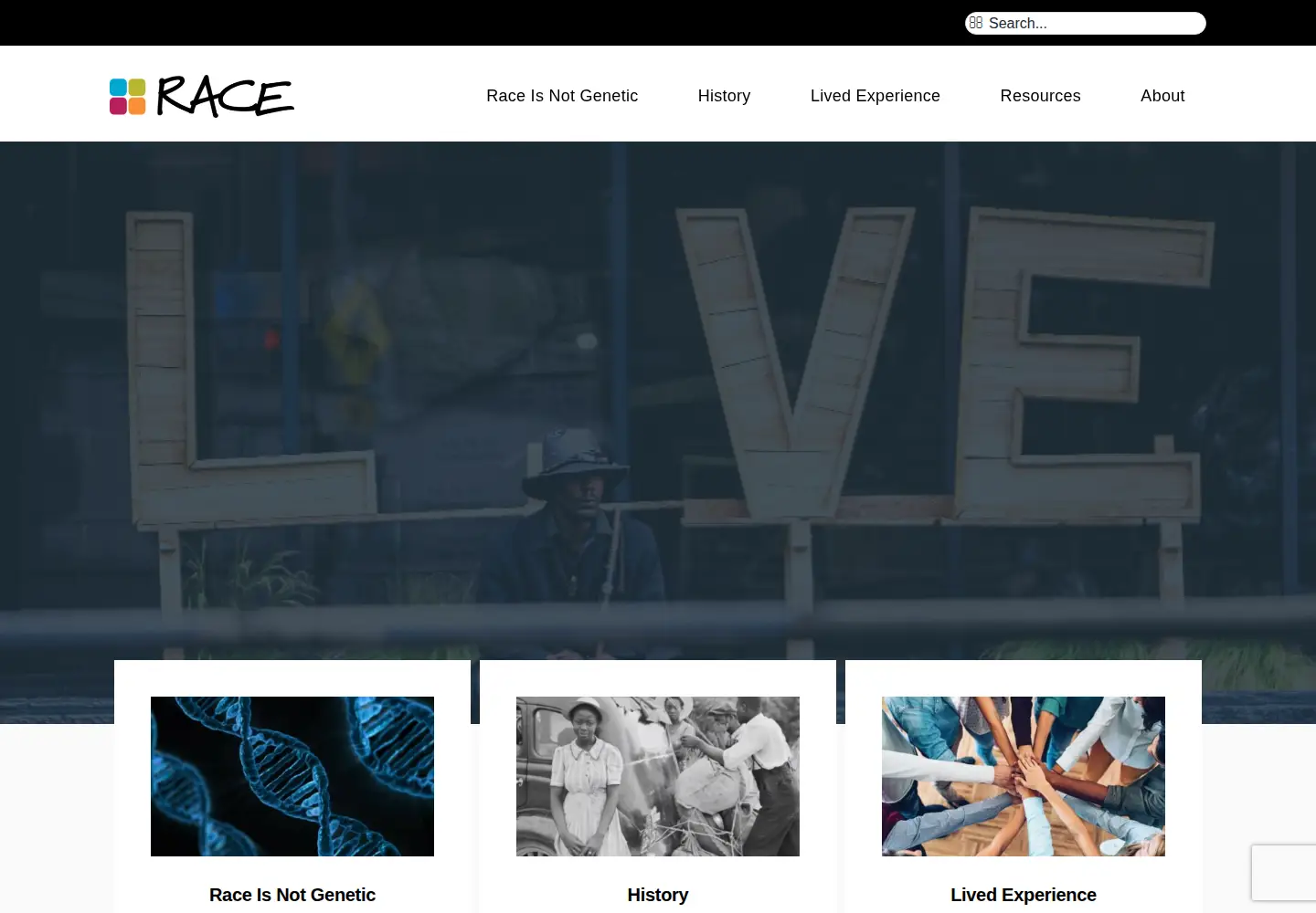 Screenshot of understandingrace.org