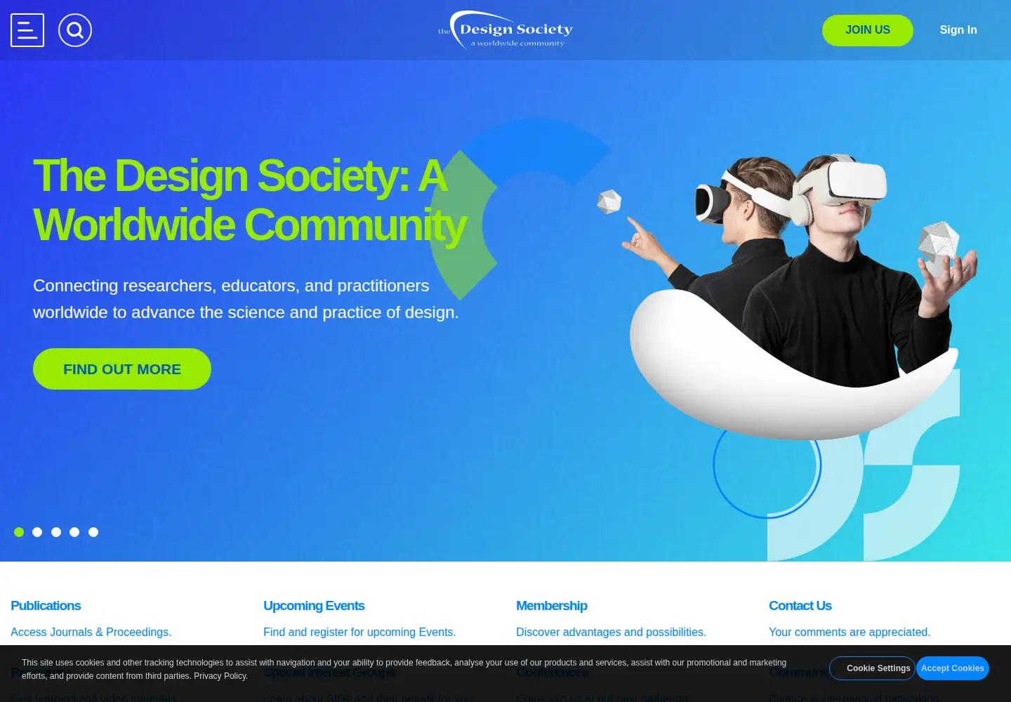 Screenshot of designsociety.org