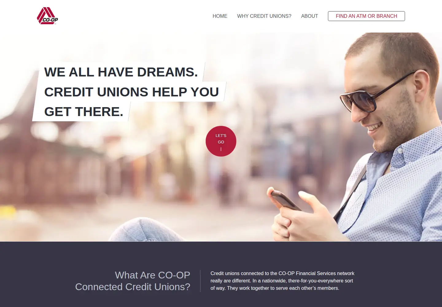 Screenshot of co-opcreditunions.org