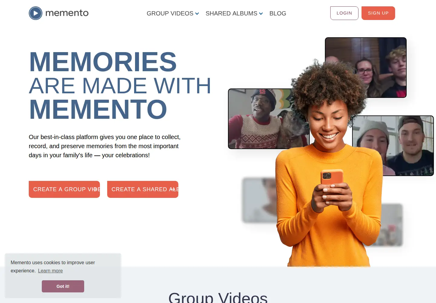 Screenshot of vidhug.com