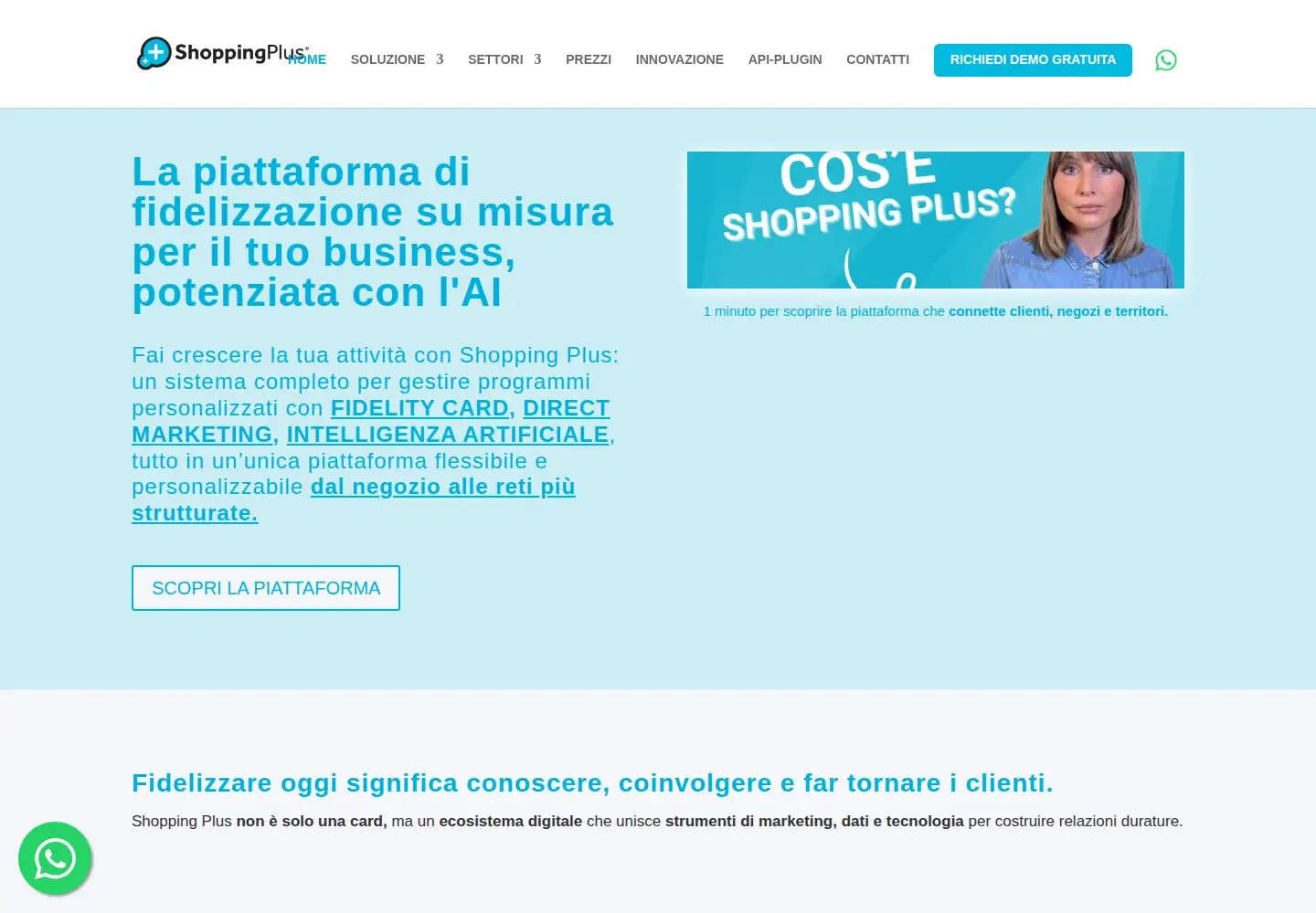 Screenshot of shoppingplus.it
