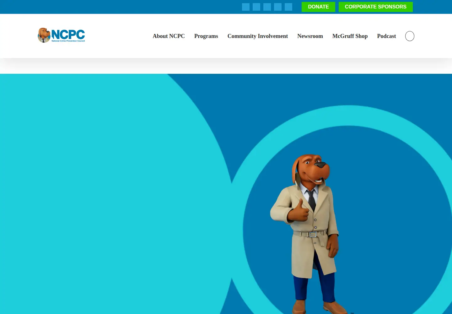 Screenshot of ncpc.org
