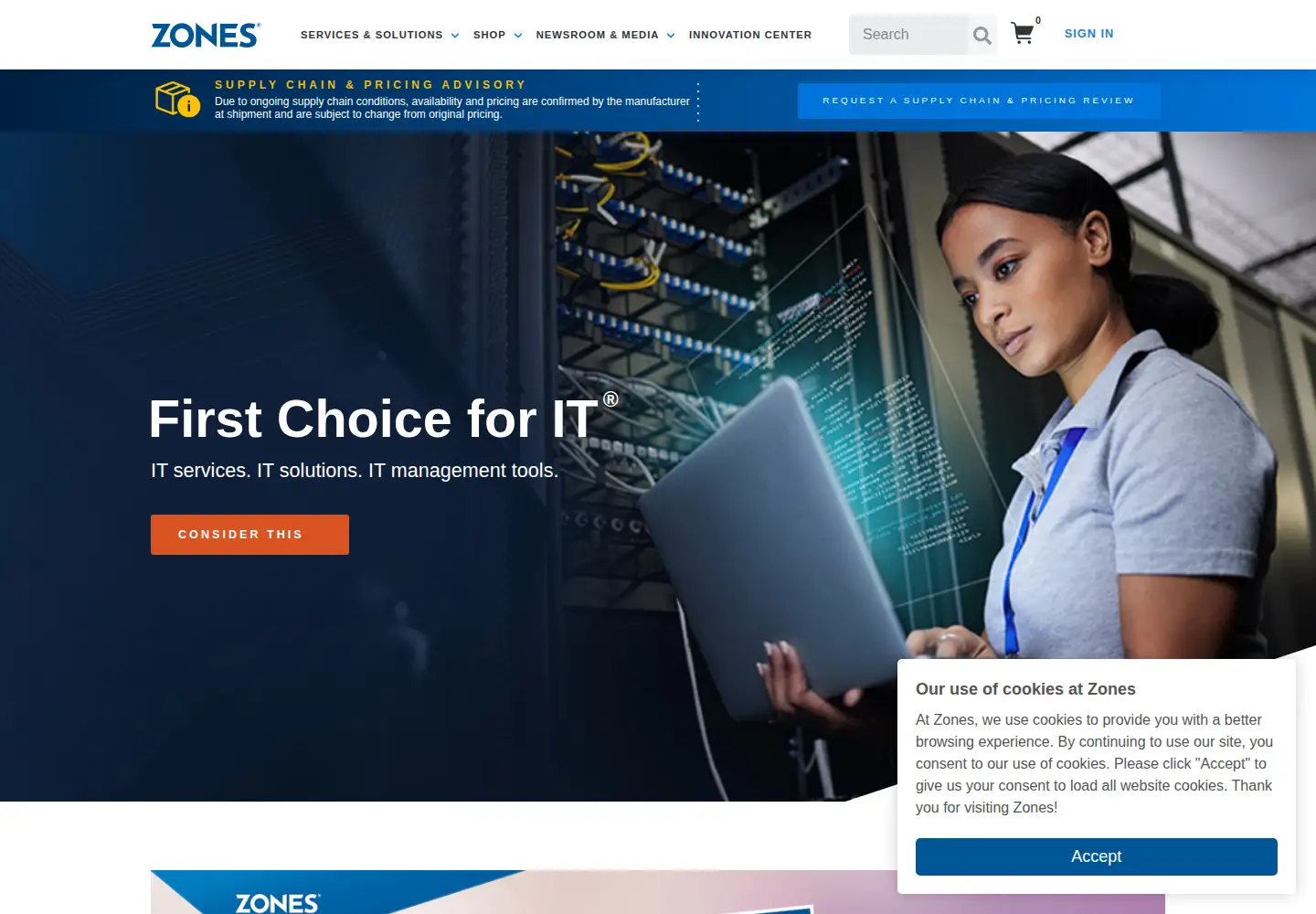 Screenshot of zones.com