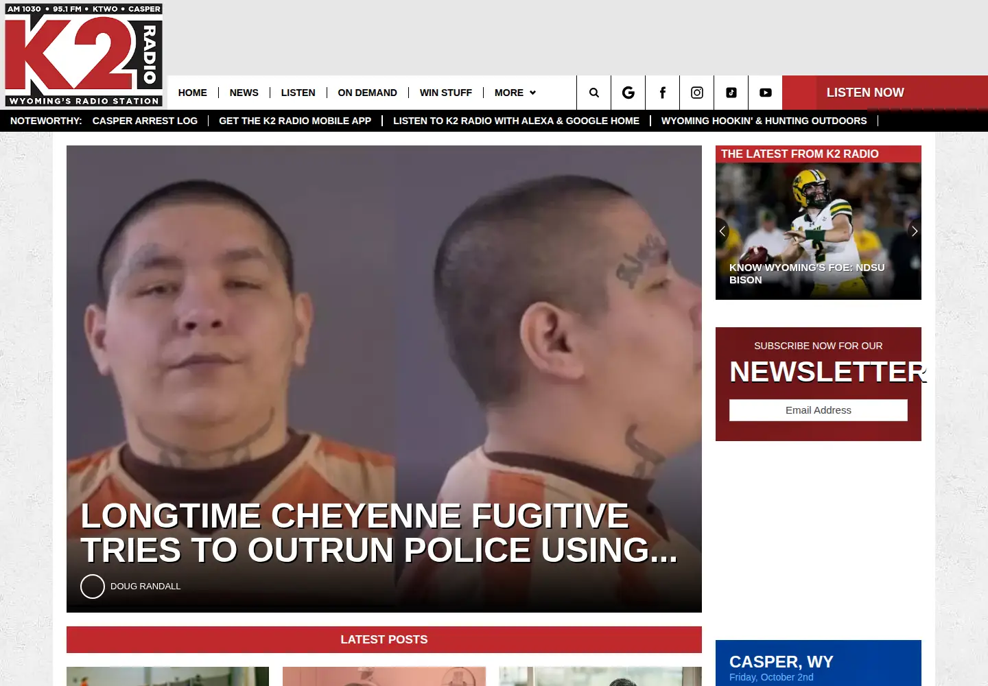 Screenshot of k2radio.com