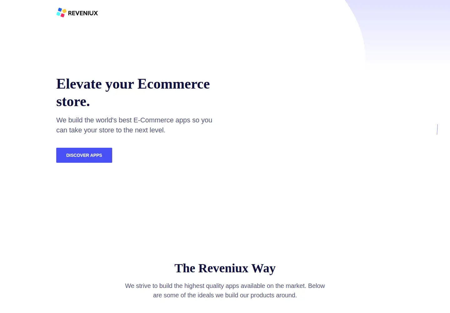 Screenshot of reveniux.com