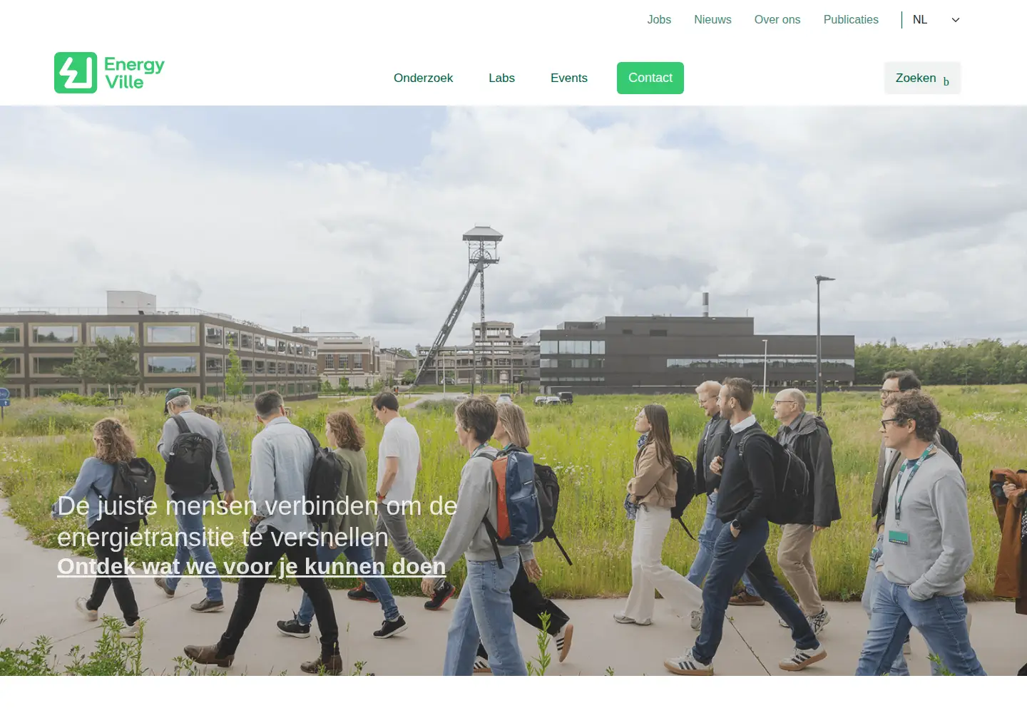 Screenshot of energyville.be