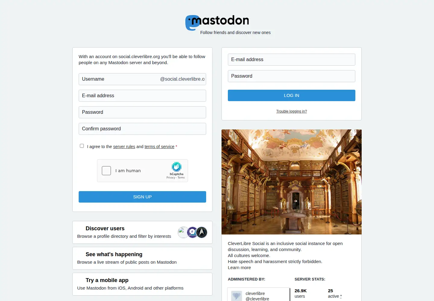 Screenshot of qoto.org