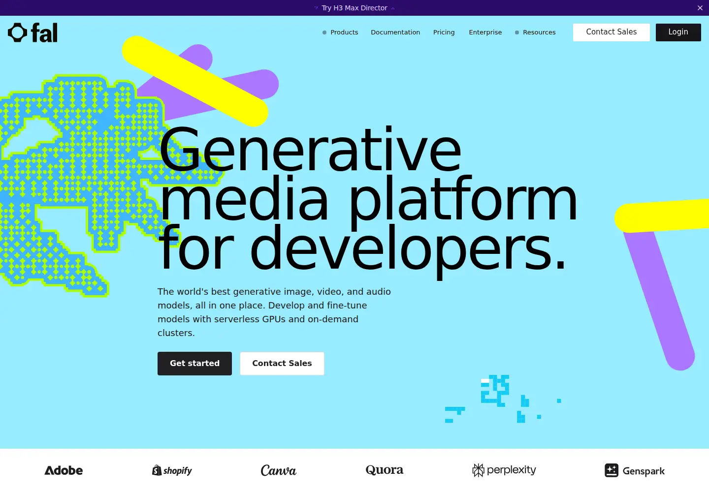 Screenshot of fal.ai
