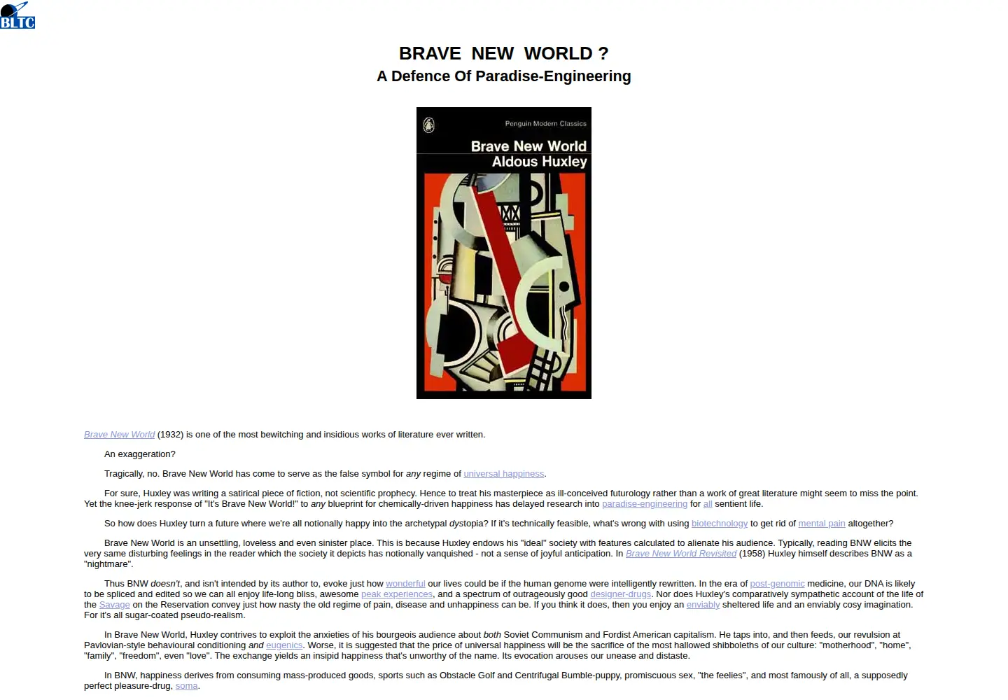 Screenshot of huxley.net