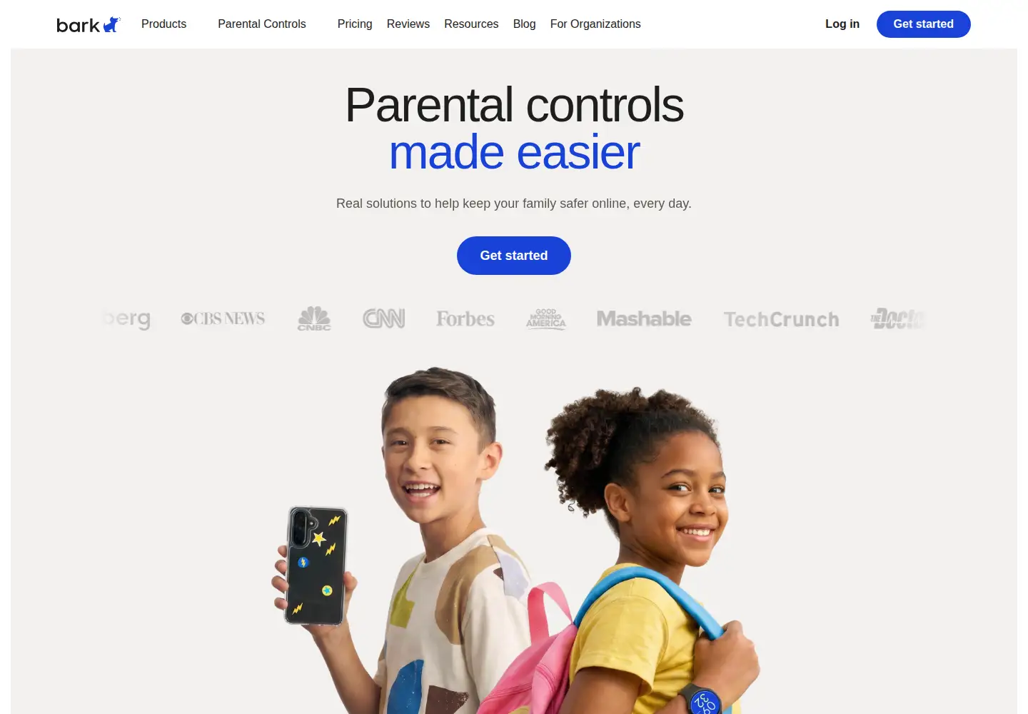 Screenshot of bark.us