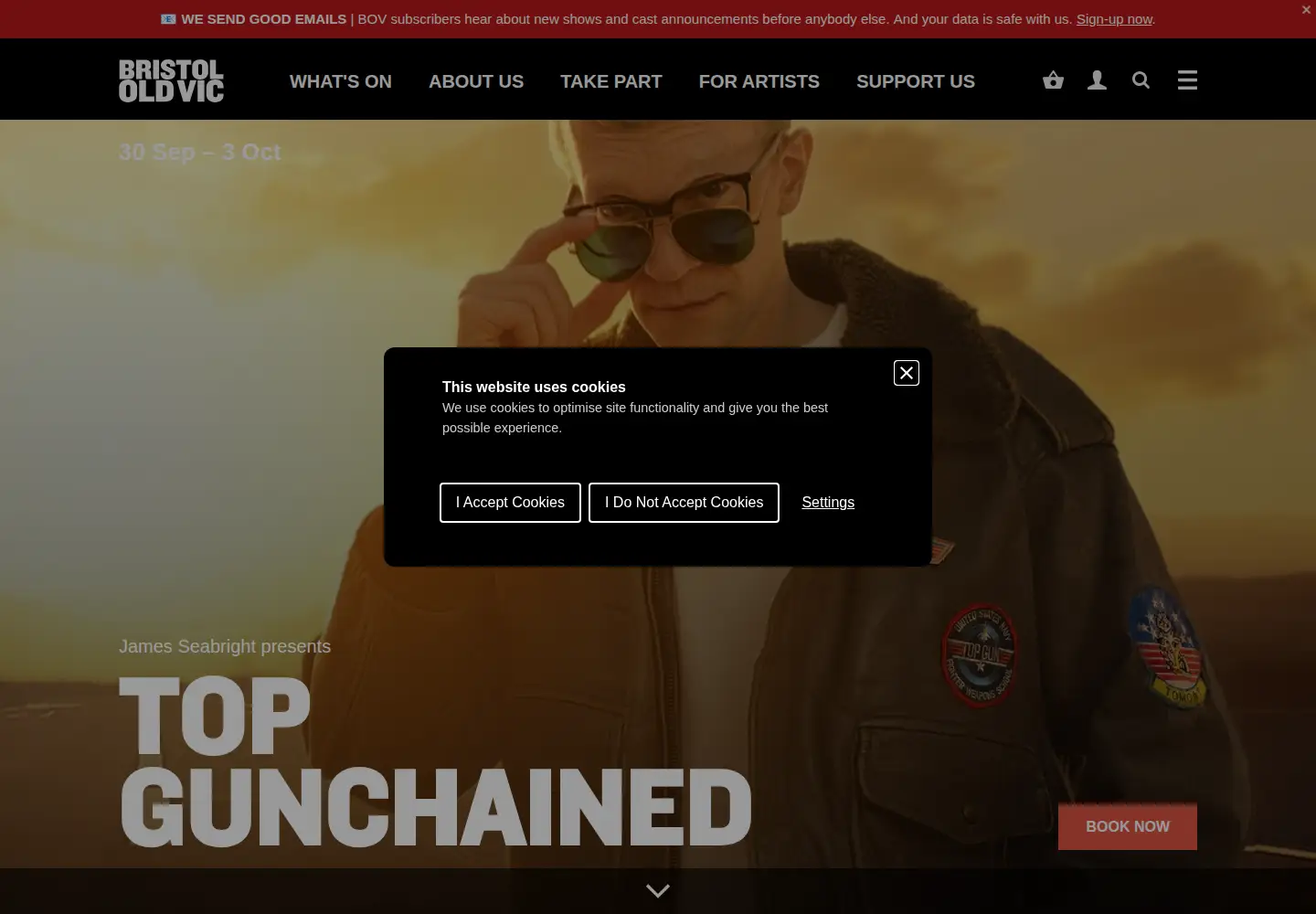 Screenshot of bristololdvic.org.uk