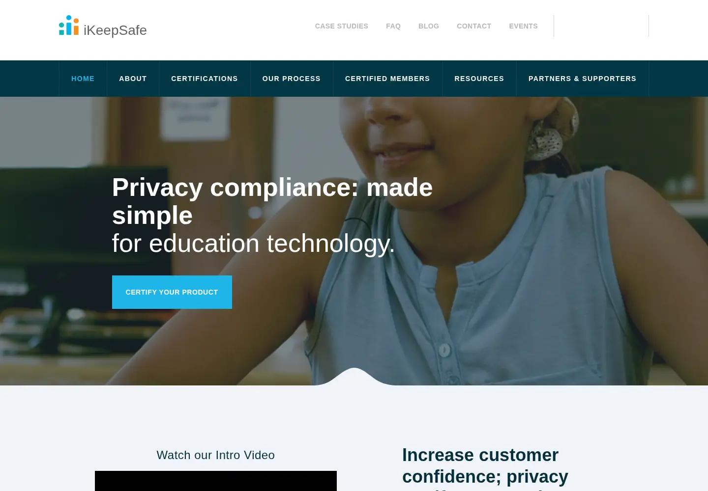 Screenshot of ikeepsafe.org