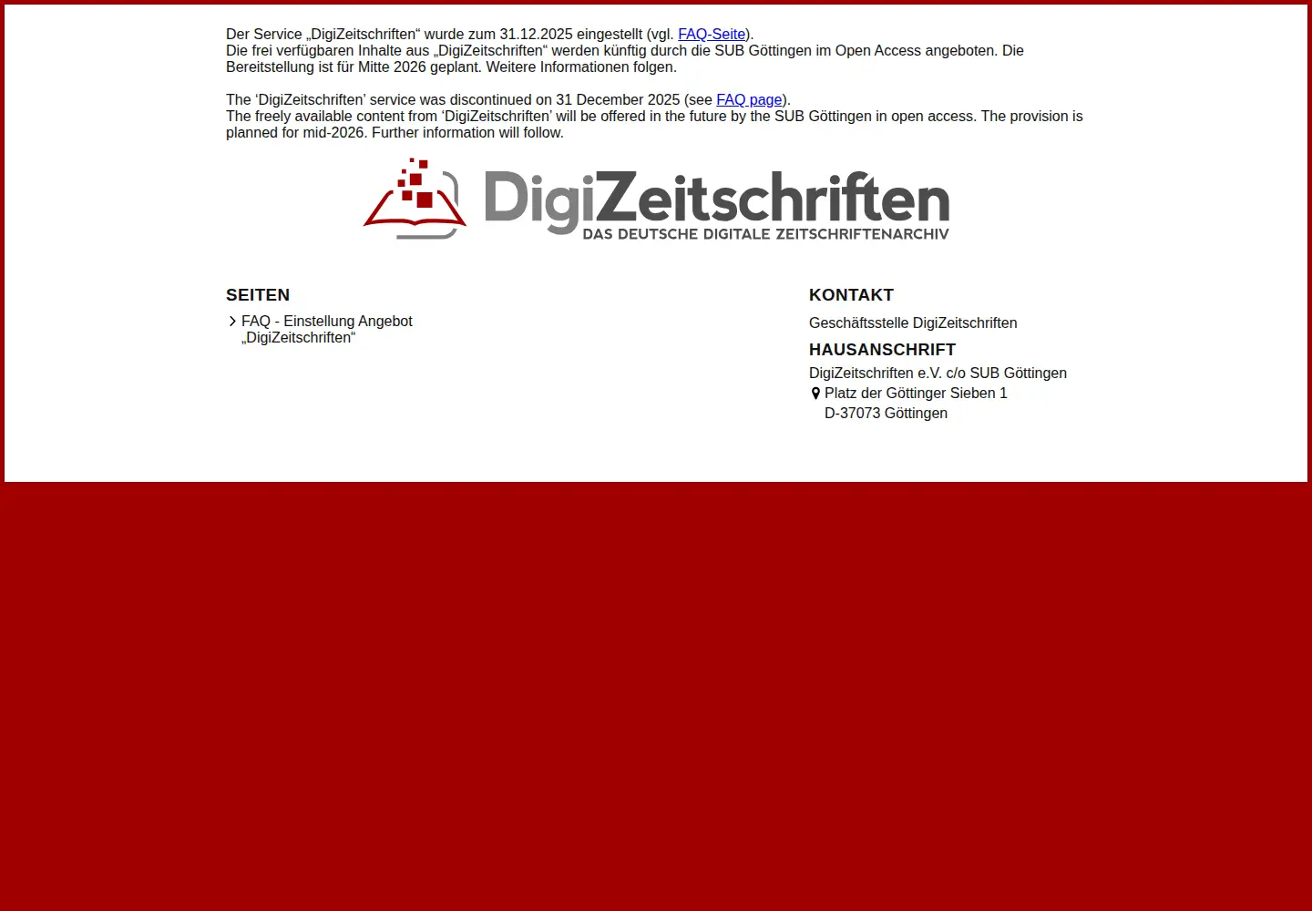 Screenshot of digizeitschriften.de