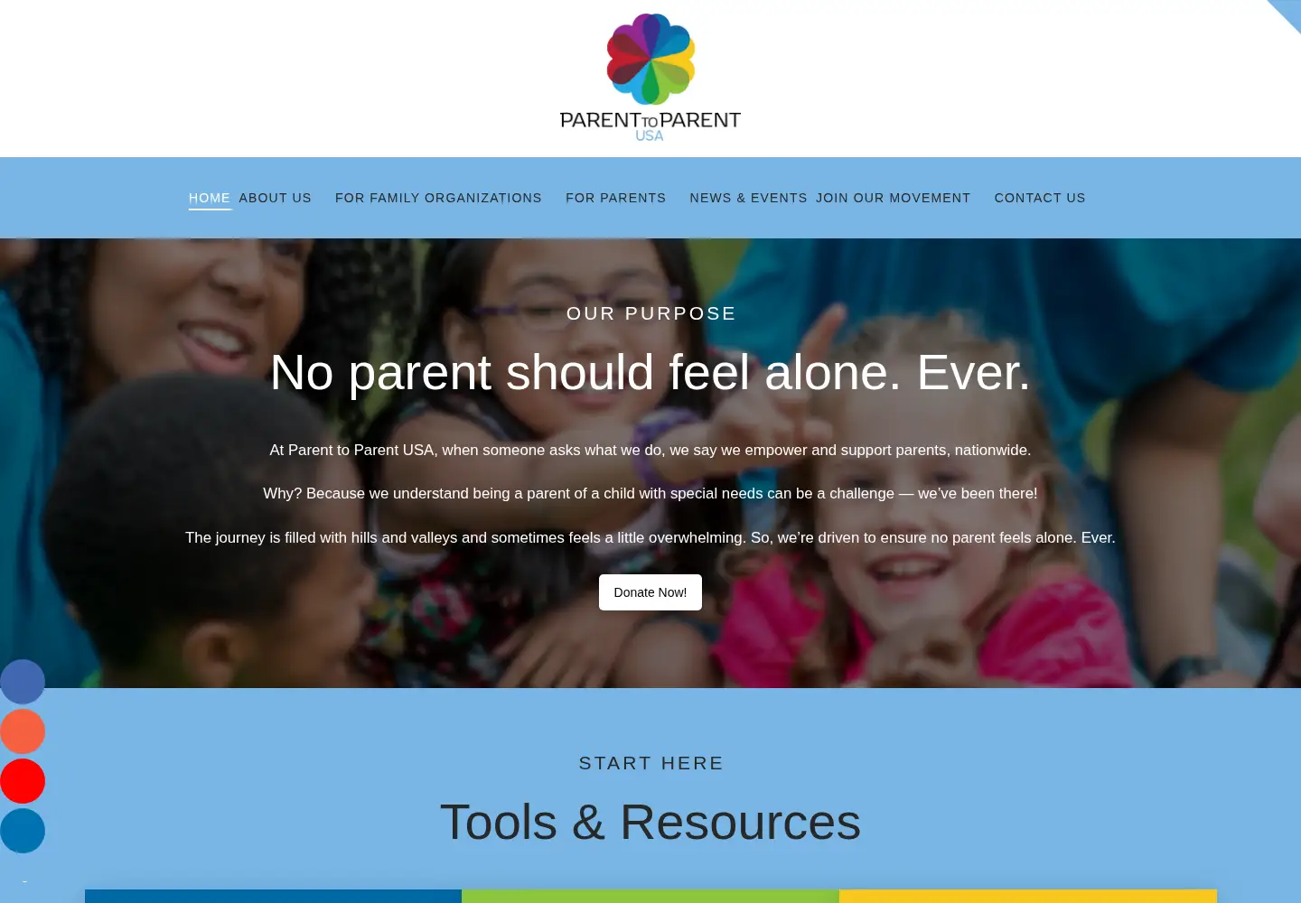 Screenshot of p2pusa.org