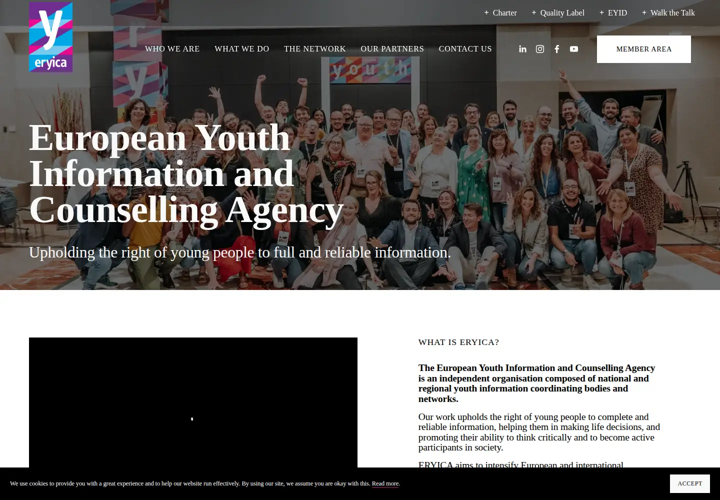 Screenshot of eryica.org
