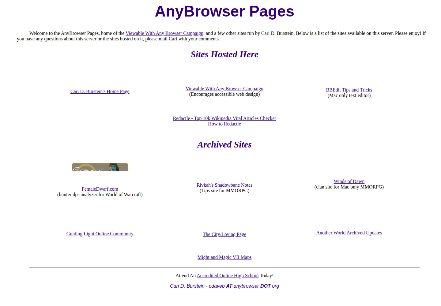 Screenshot of anybrowser.org