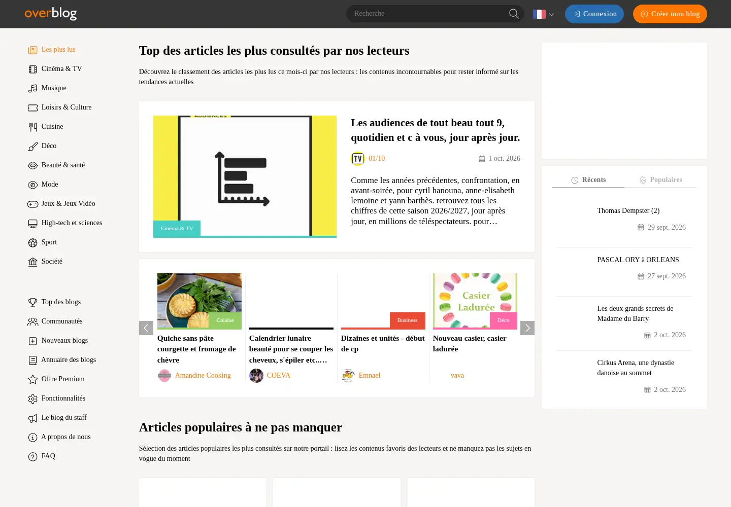 Screenshot of over-blog.net