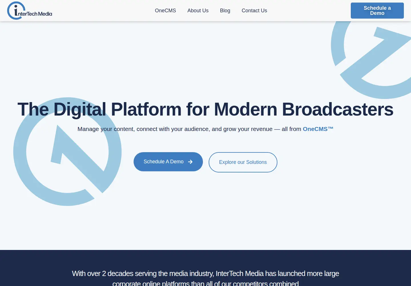 Screenshot of intertechmedia.com