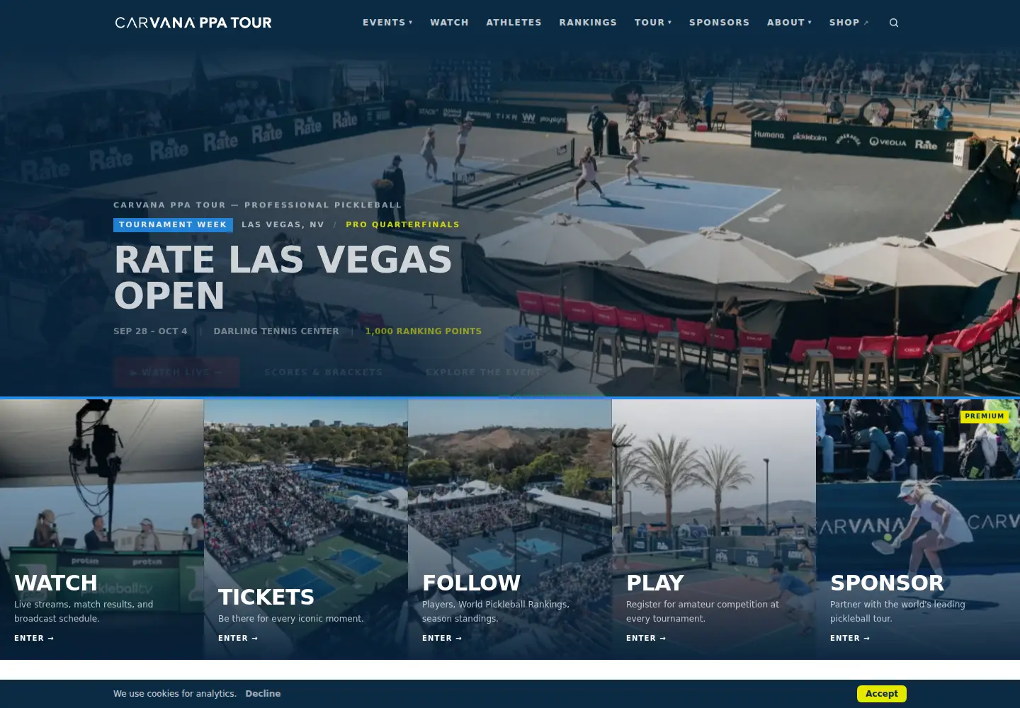 Screenshot of ppatour.com