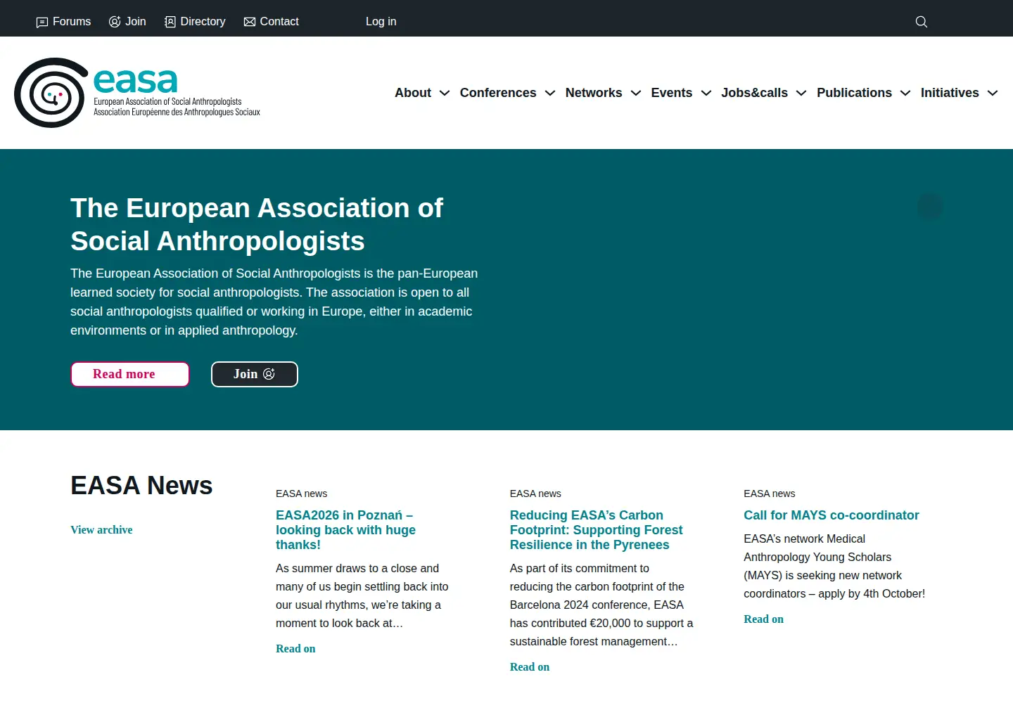 Screenshot of easaonline.org
