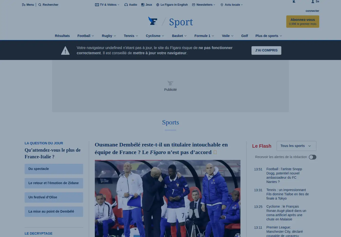Screenshot of sport24.com
