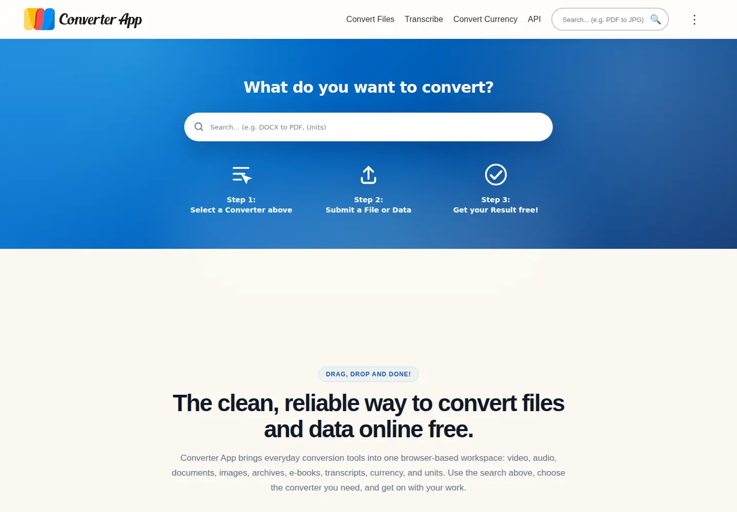 Screenshot of converter.app