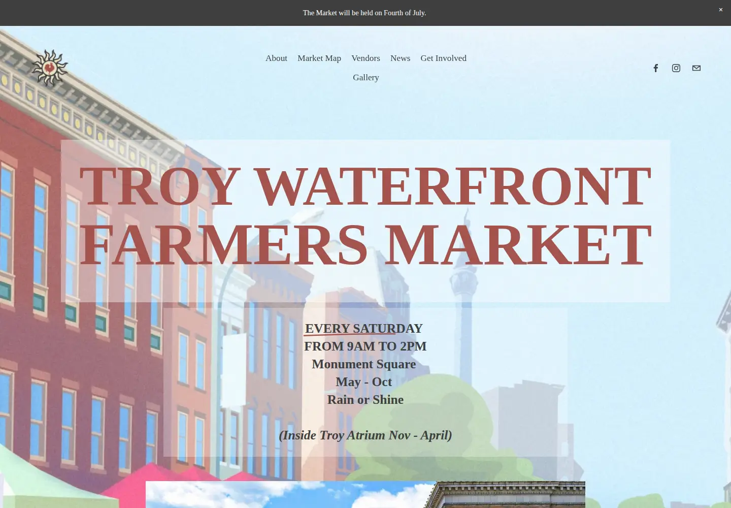 Screenshot of troymarket.org