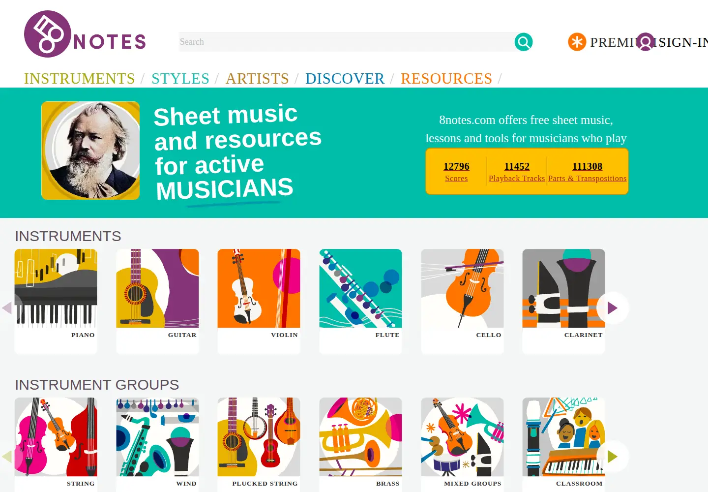 Screenshot of 8notes.com