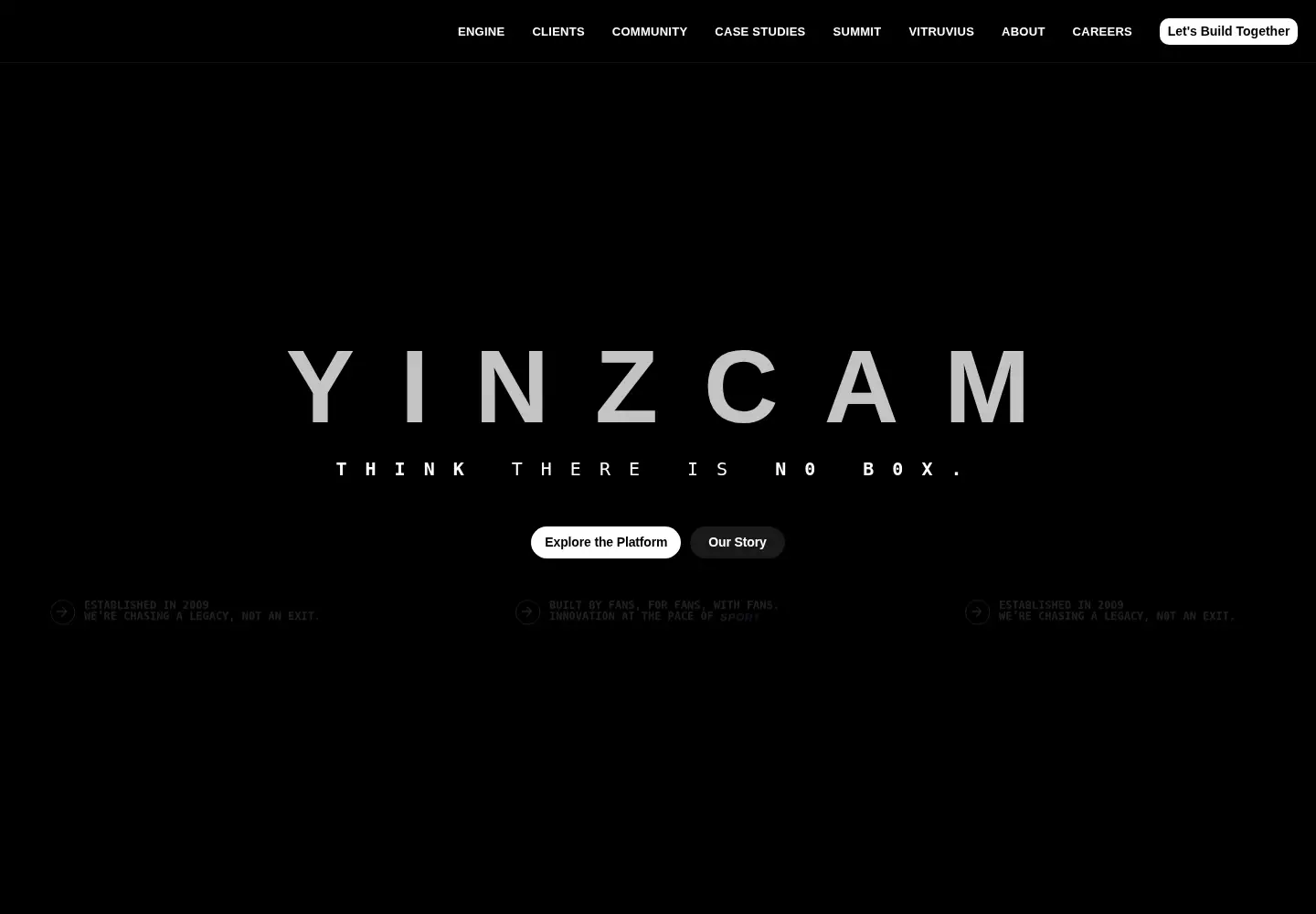 Screenshot of yinzcam.com