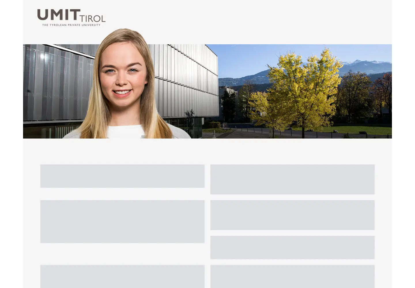 Screenshot of umit-tirol.at