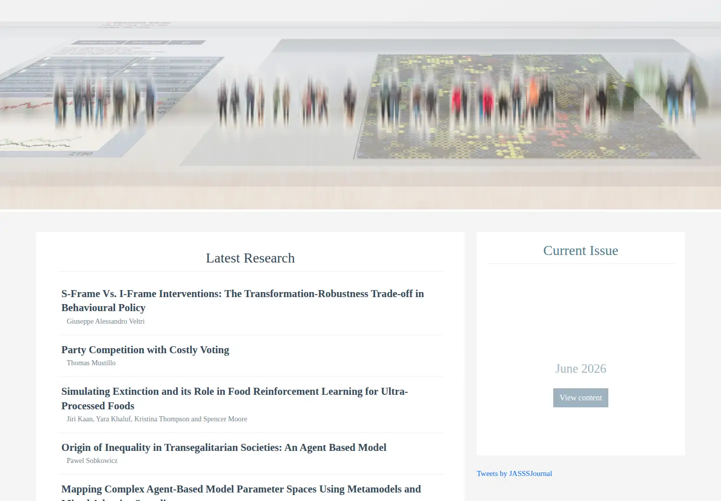 Screenshot of jasss.org