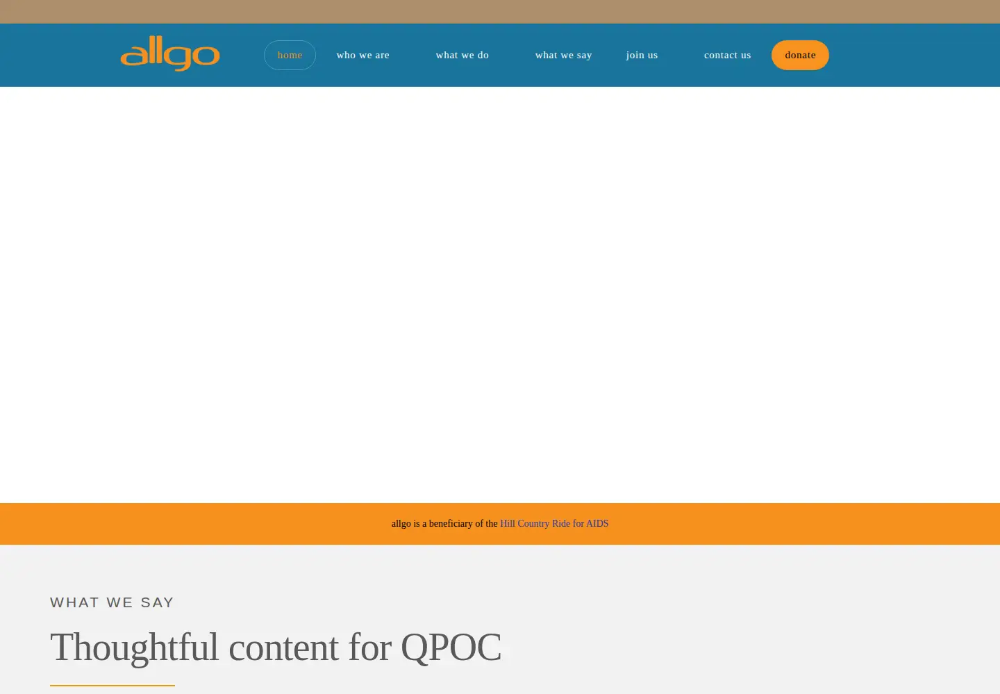 Screenshot of allgo.org