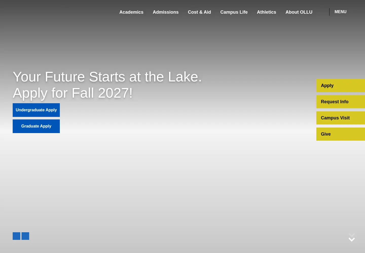 Screenshot of ollusa.edu