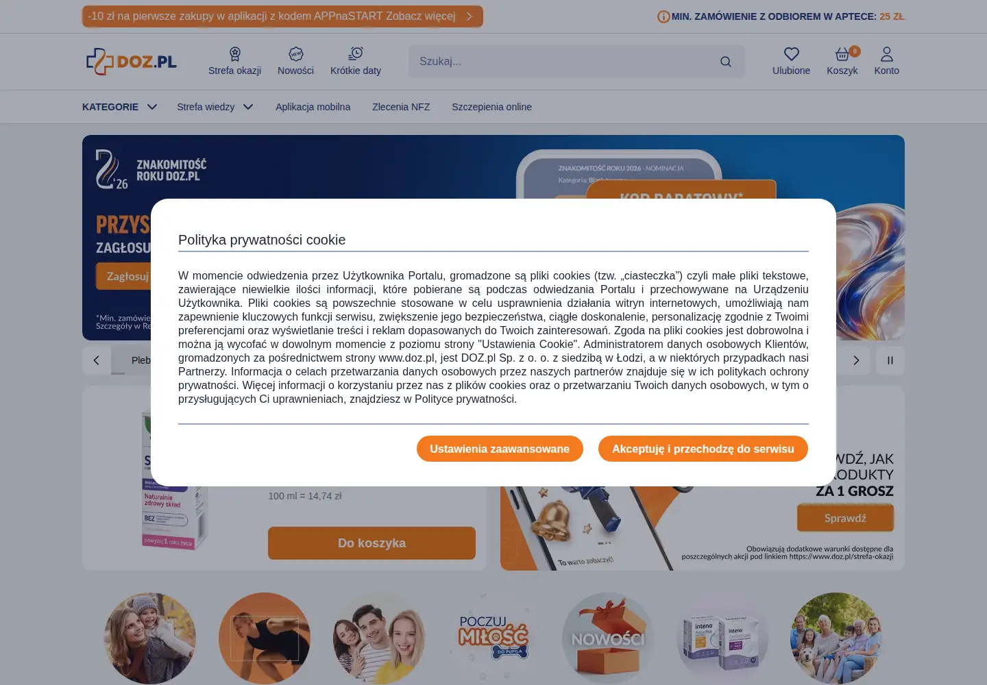 Screenshot of doz.pl