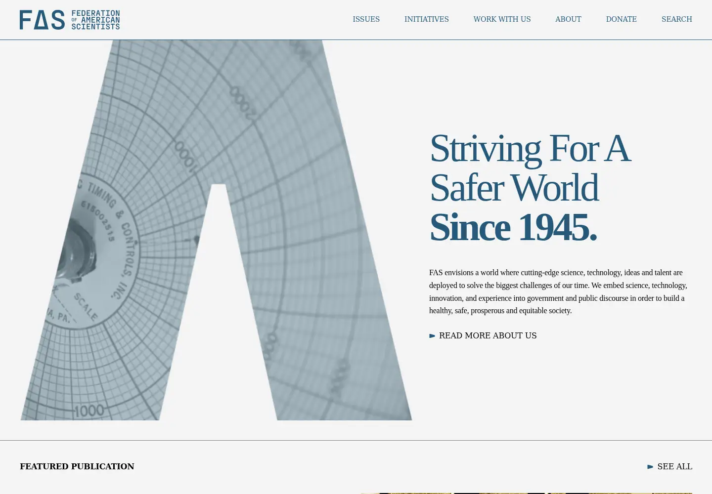 Screenshot of fas.org