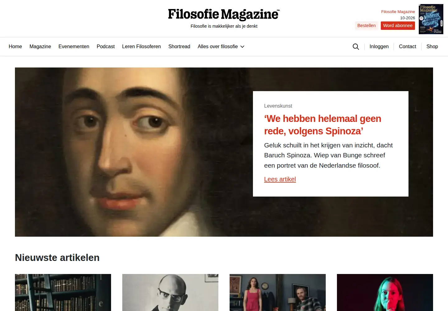 Screenshot of filosofie.nl