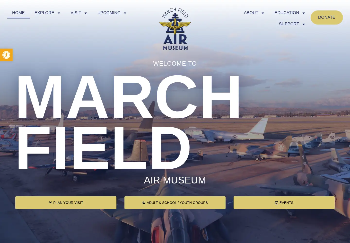 Screenshot of marchfield.org