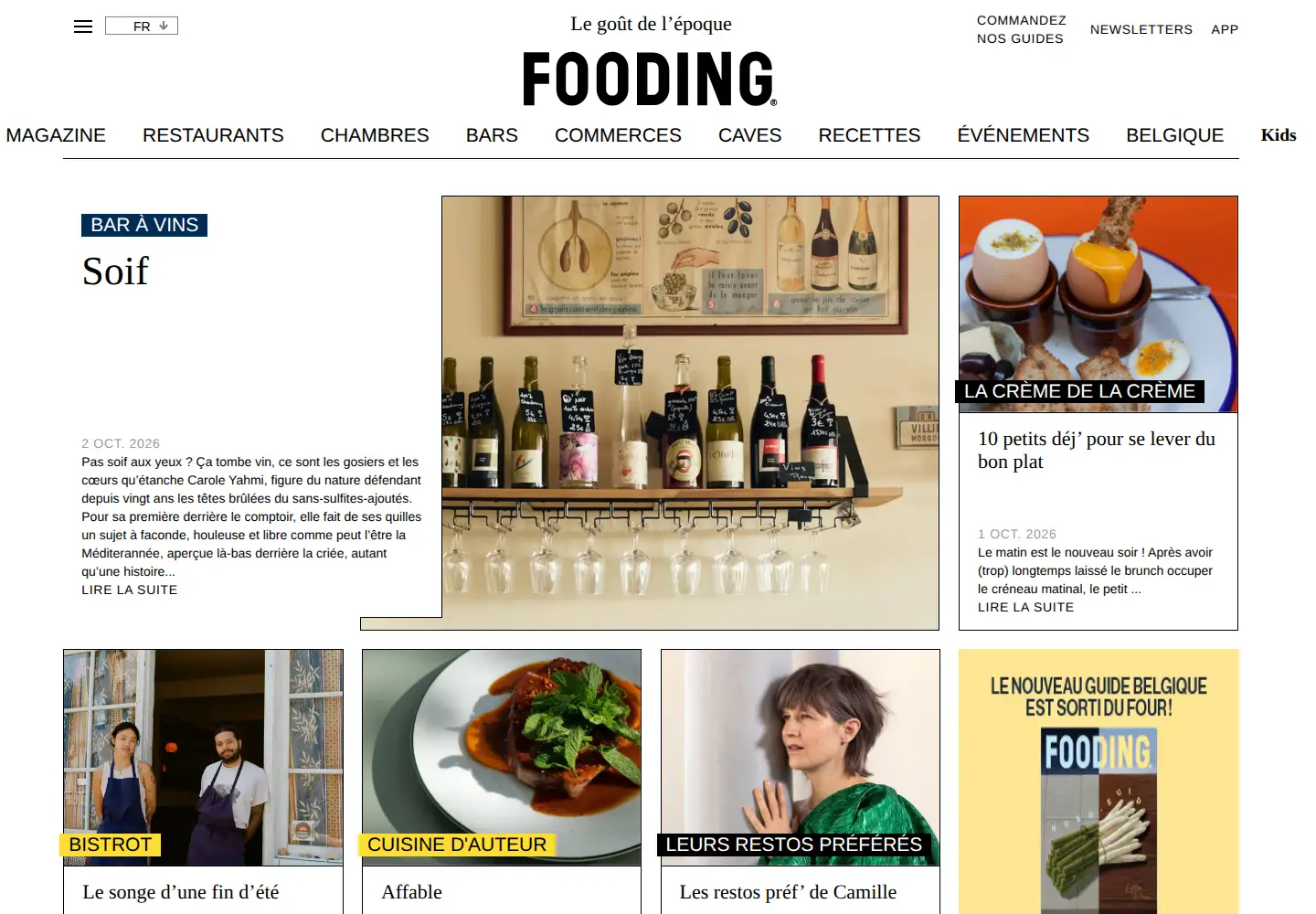 Screenshot of lefooding.com