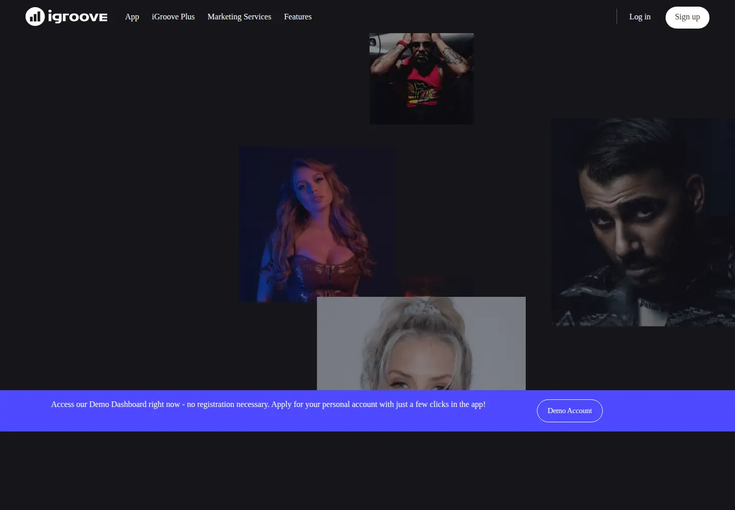 Screenshot of igroovemusic.com