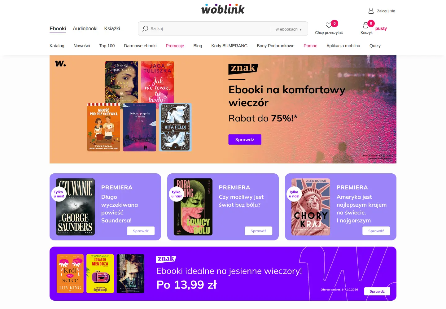 Screenshot of woblink.com
