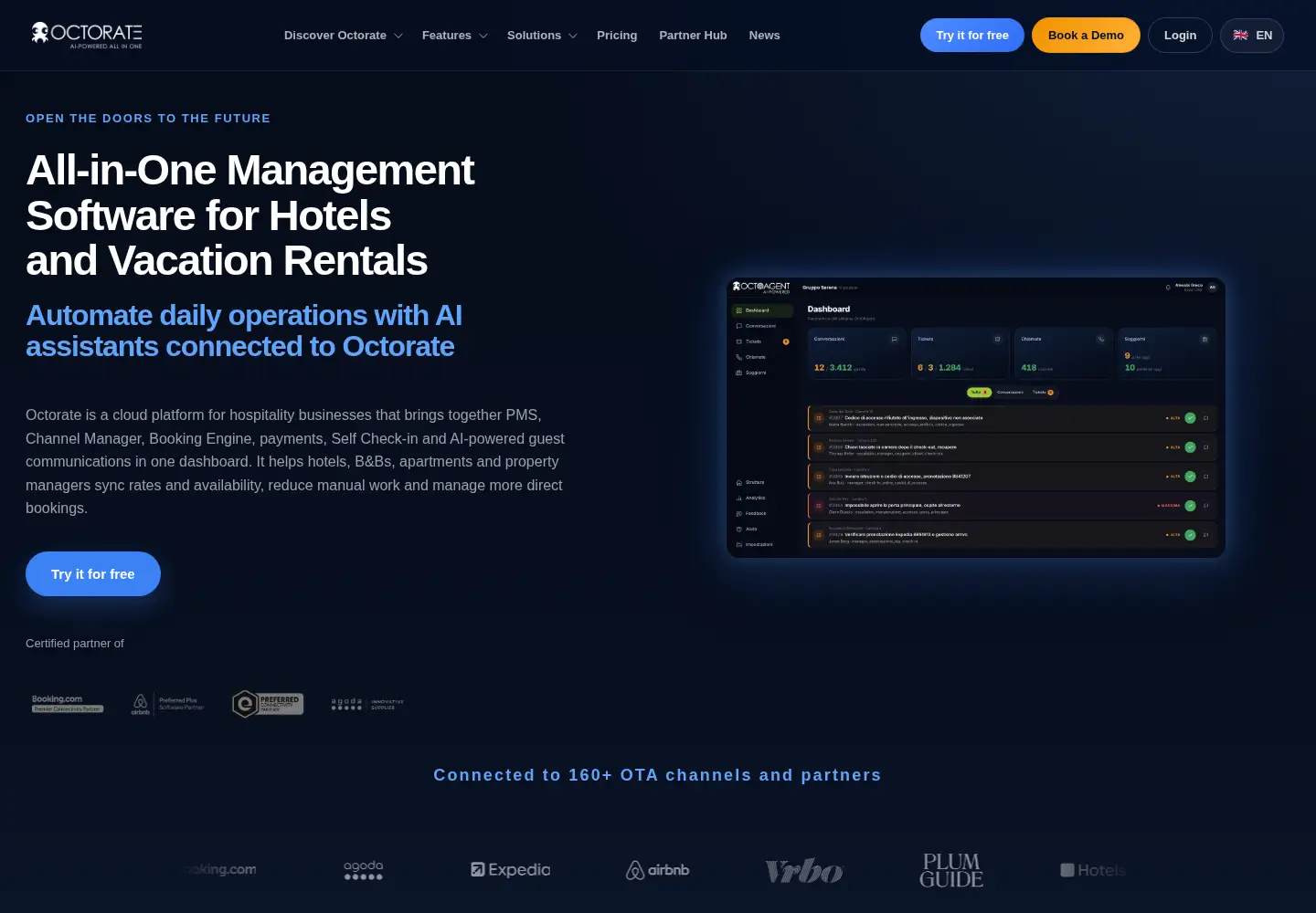 Screenshot of octorate.com