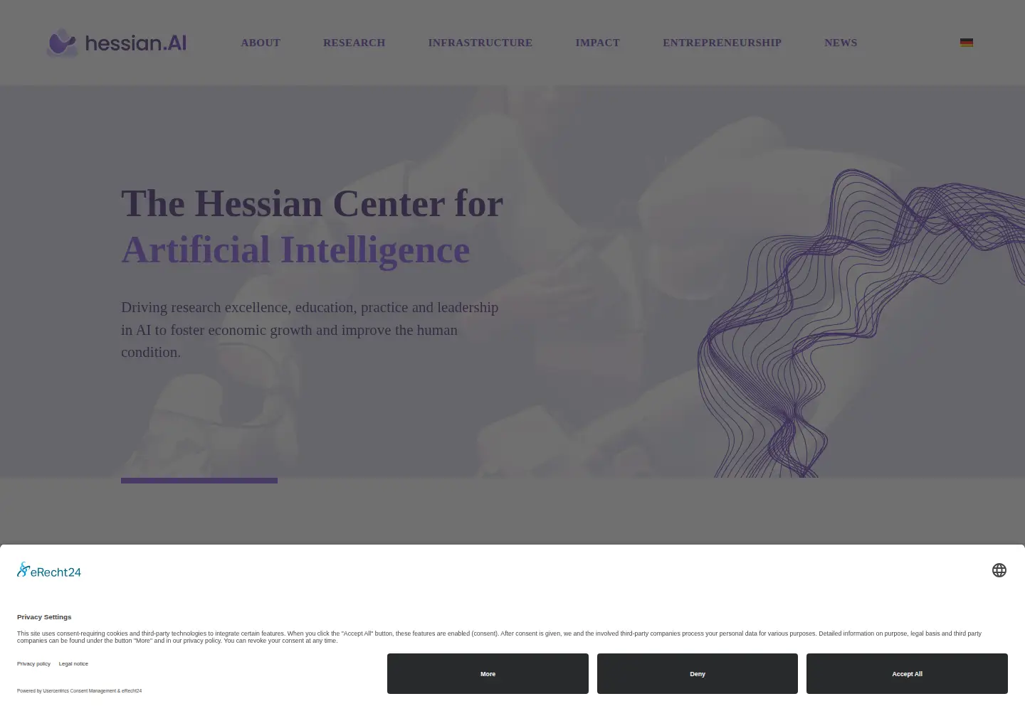 Screenshot of hessian.ai