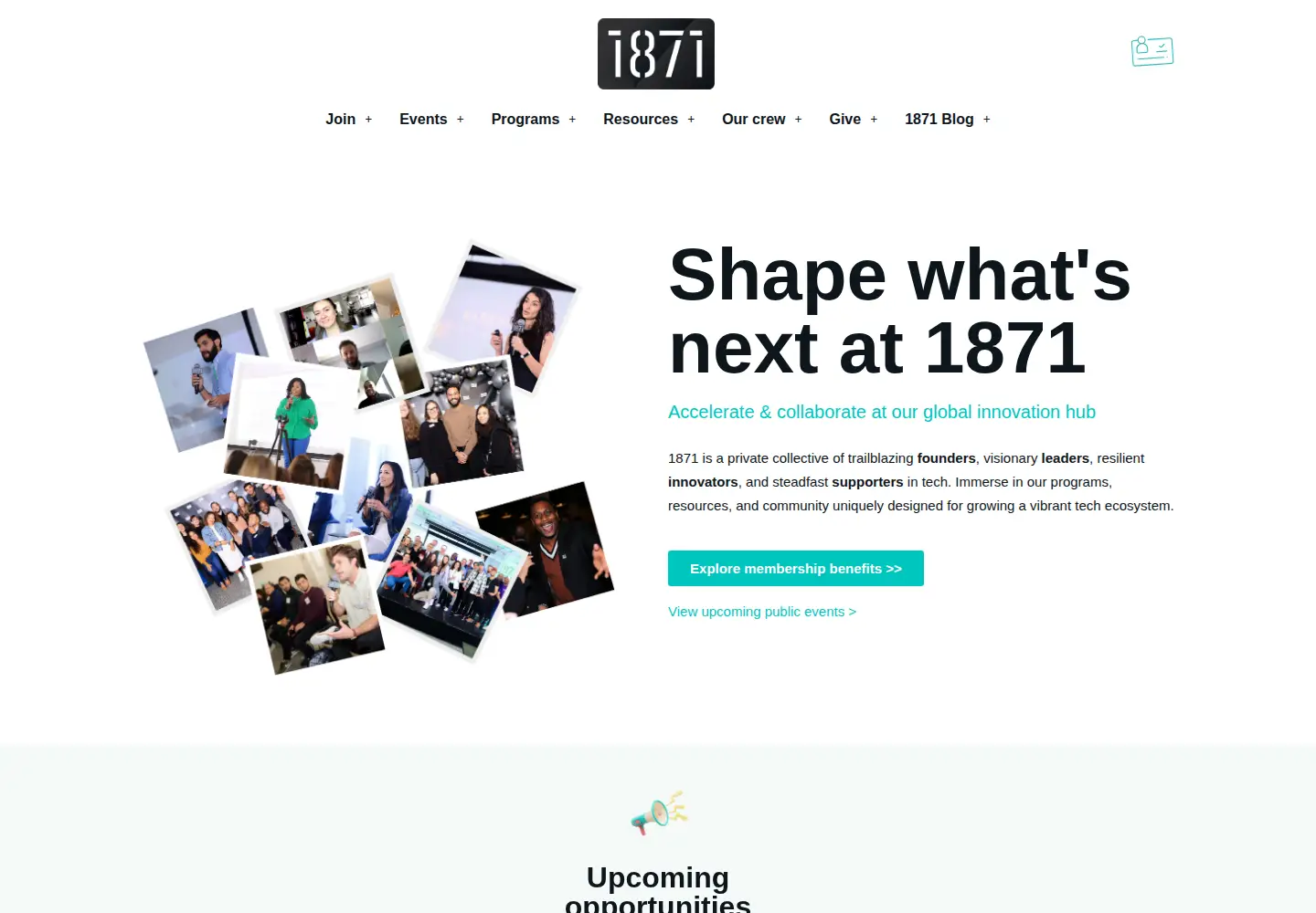Screenshot of 1871.com