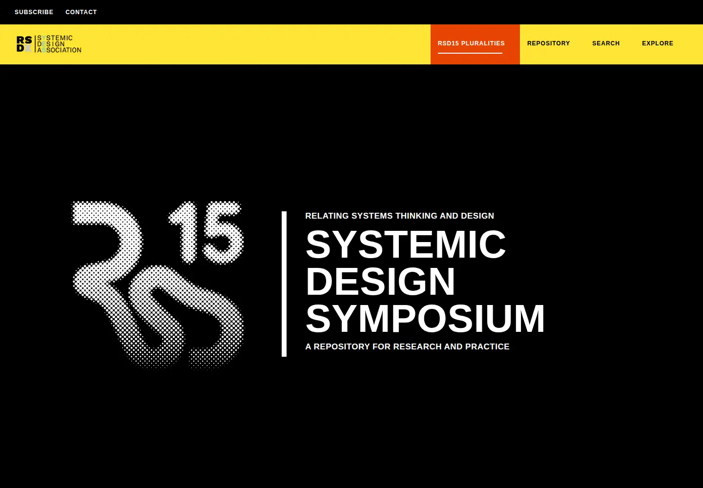 Screenshot of rsdsymposium.org