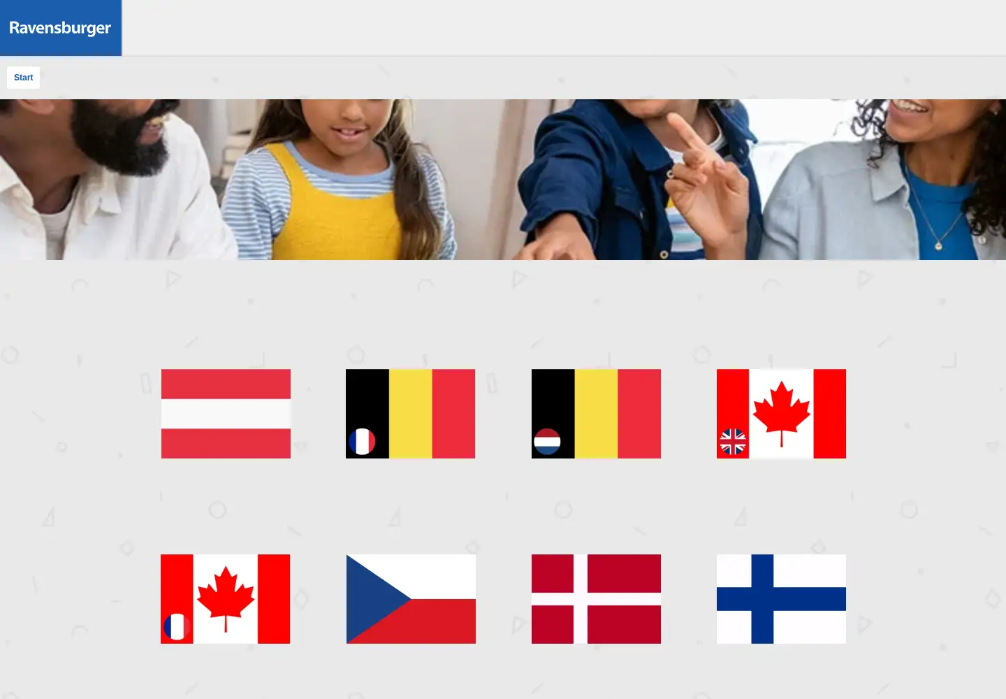Screenshot of ravensburger.com