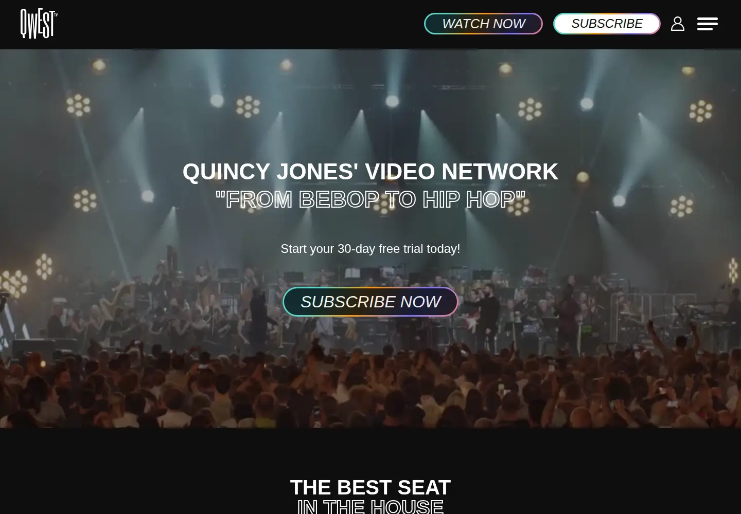 Screenshot of qwest.tv