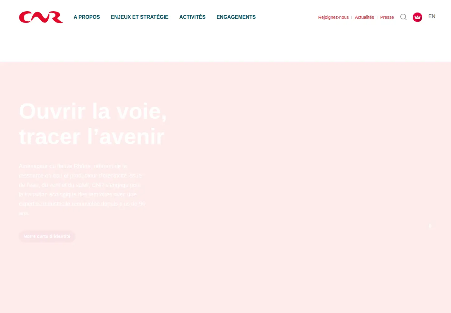 Screenshot of cnr.tm.fr