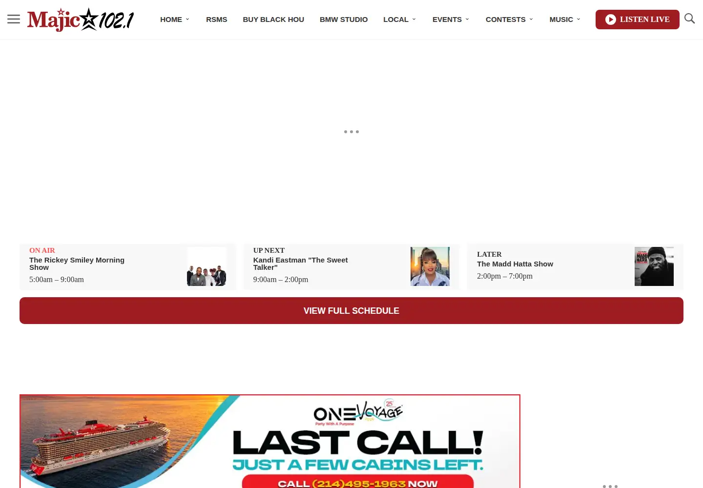 Screenshot of myhoustonmajic.com